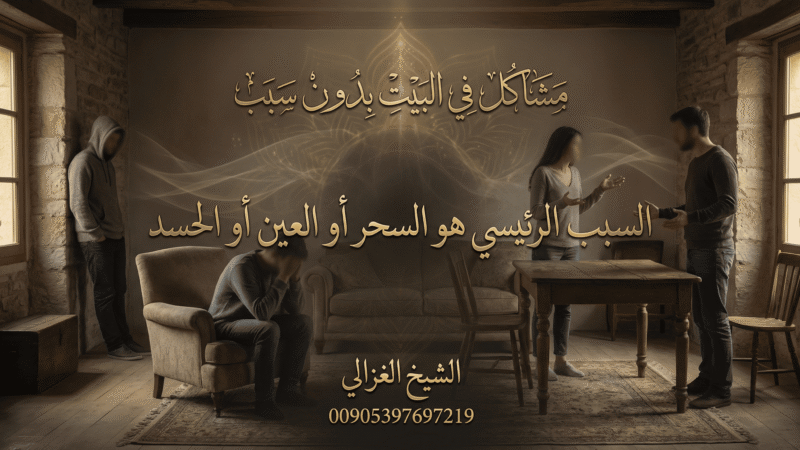 مشاكل في البيت بدون سبب 00905397697219